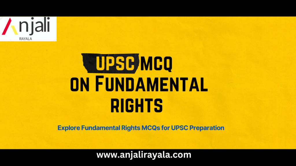 USC mcq on Fundamental rights